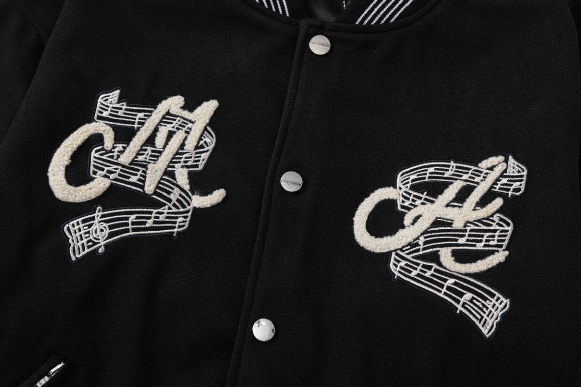 AMIRI Hollywood Club Jacket – Black Wool Blend