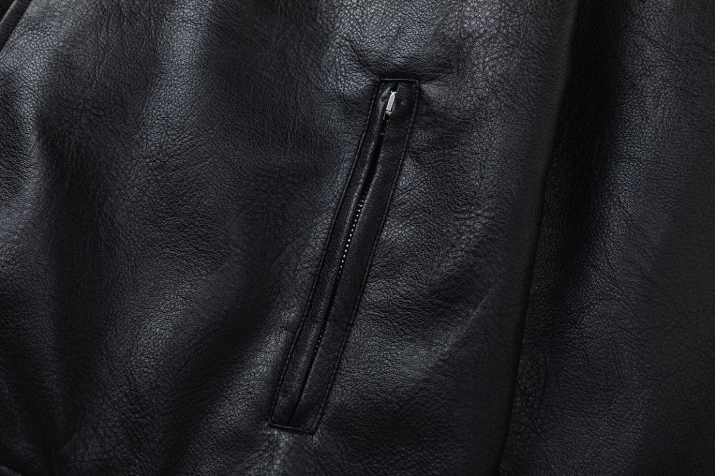 AMIRI MA Hollywood Bomber Jacket – Black Leather