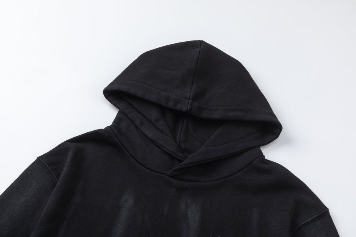 AMIRI Faded-Effect Cotton Hoodie