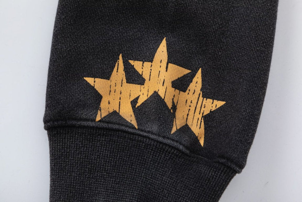 AMIRI Vintage Pegasus Cotton Hoodie – Black
