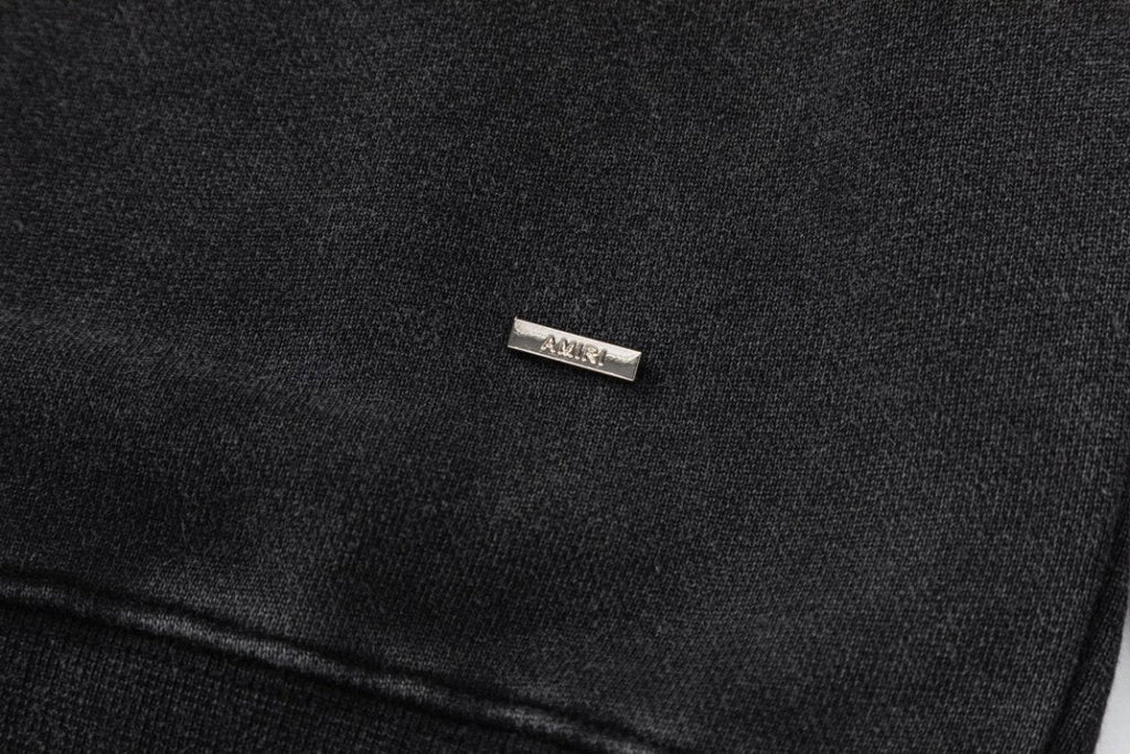 AMIRI Vintage Pegasus Cotton Hoodie – Black