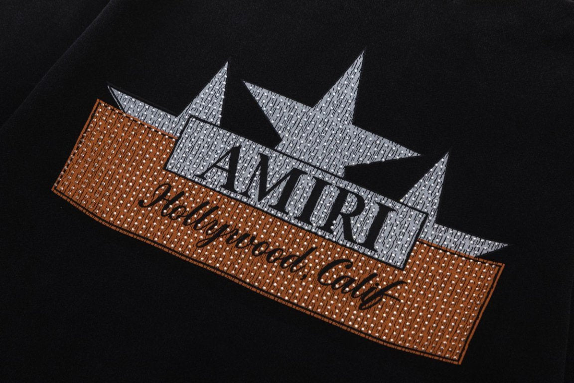 AMIRI Vintage Crystal Star Cotton Hoodie