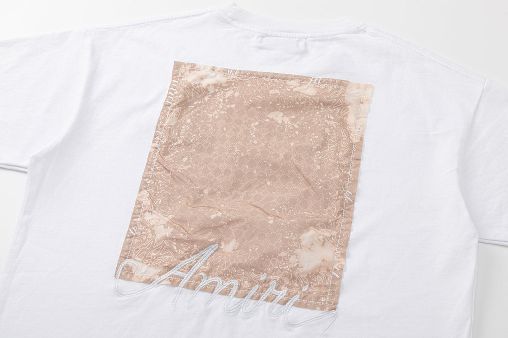 AMIRI Bandana-Embellished Cotton T-Shirts