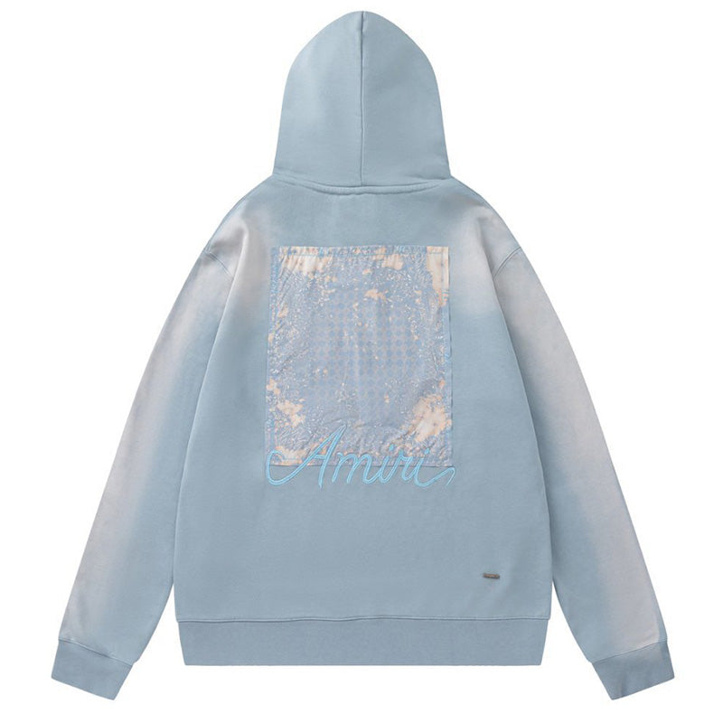 AMIRI Bandana-Embellished Cotton Hoodie