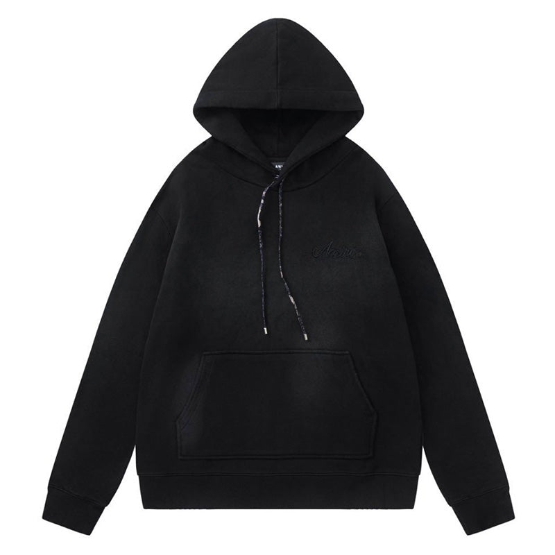 AMIRI Bandana-Embellished Cotton Hoodie