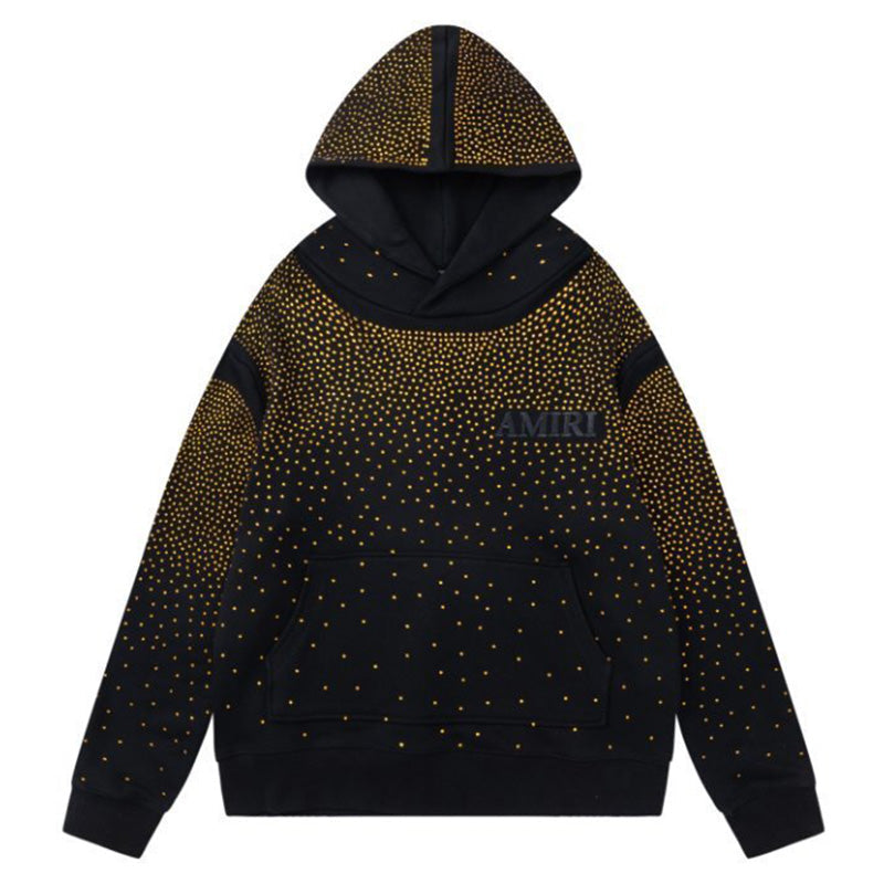 AMIRI Crystal-Embellished Cotton Hoodie