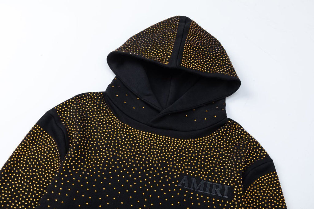 AMIRI Crystal-Embellished Cotton Hoodie