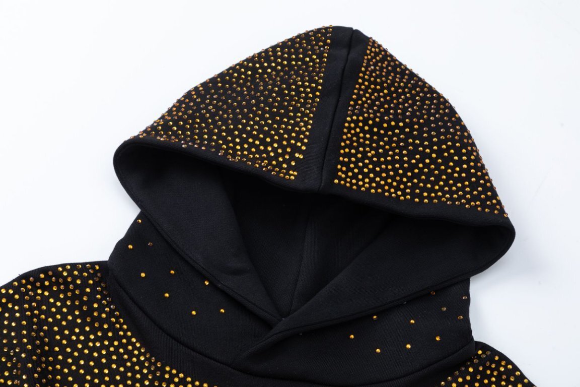 AMIRI Crystal-Embellished Cotton Hoodie