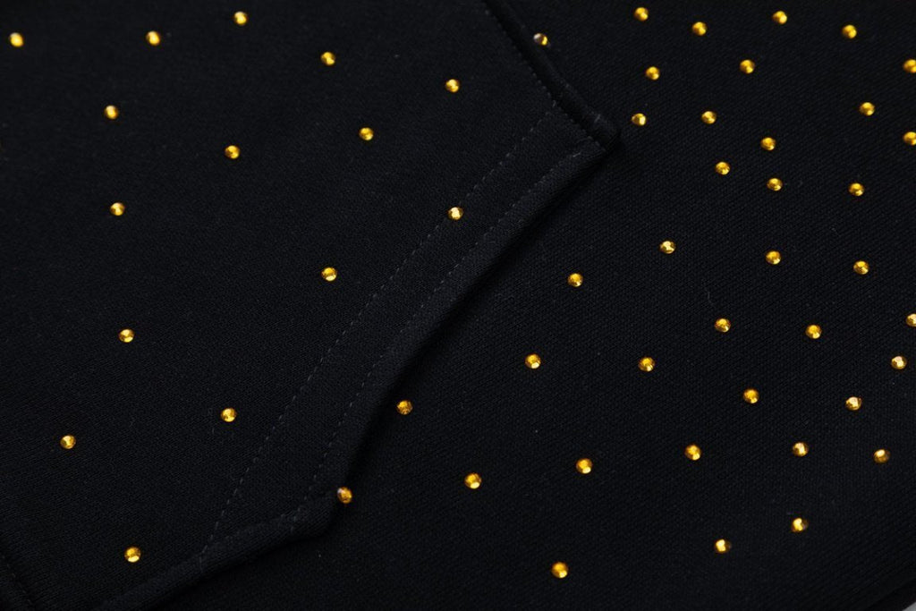AMIRI Crystal-Embellished Cotton Hoodie