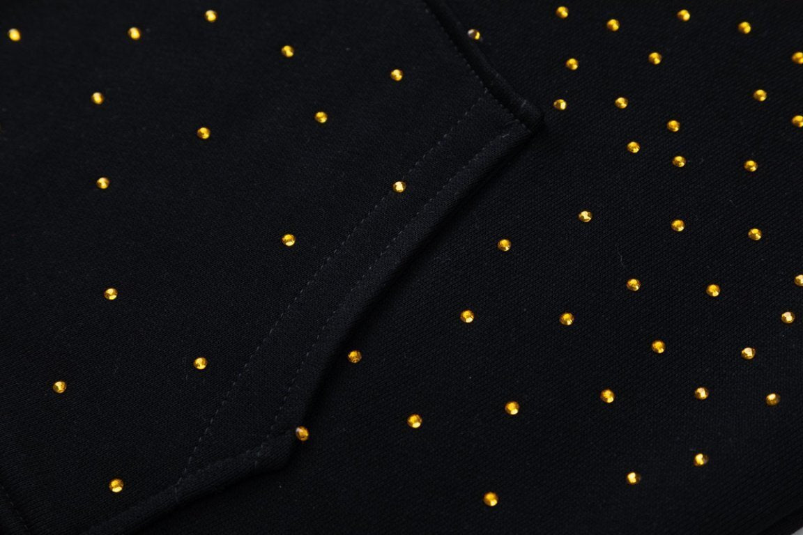 AMIRI Crystal-Embellished Cotton Hoodie