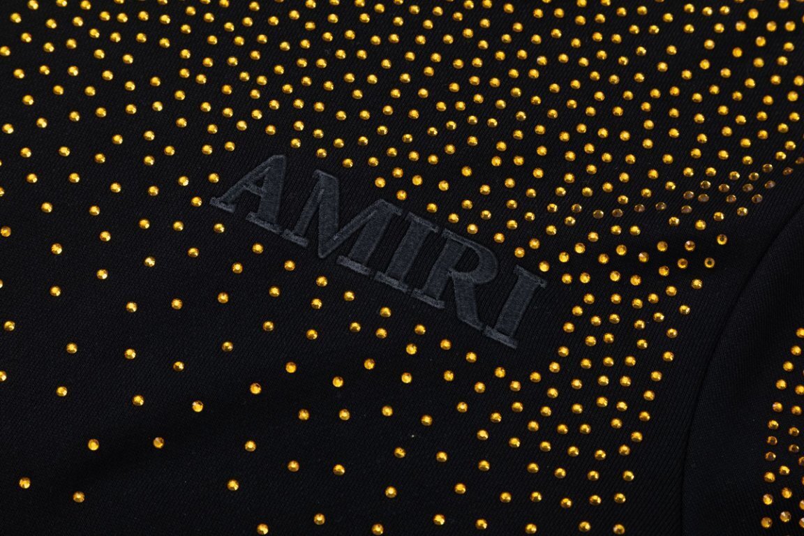 AMIRI Crystal-Embellished Cotton Hoodie