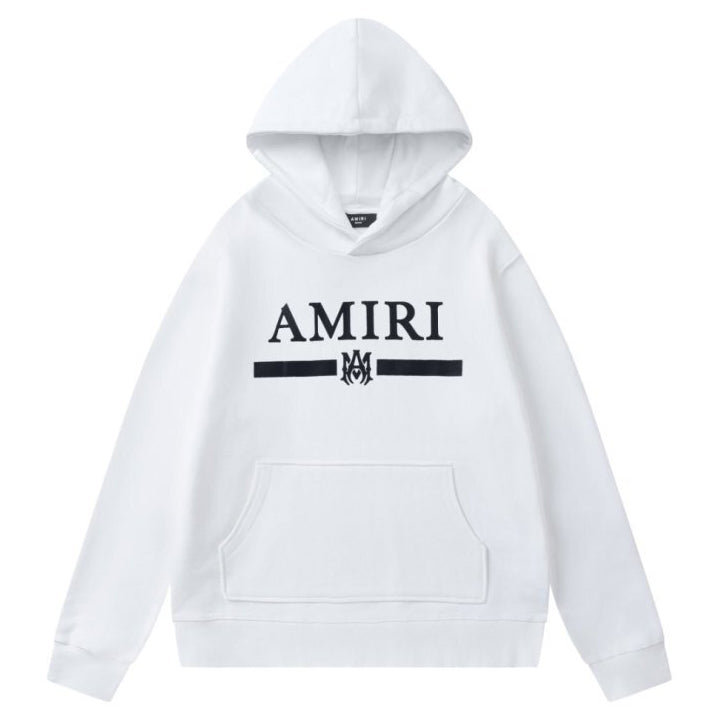 AMIRI Logo Appliqué Distressed Cotton Hoodie