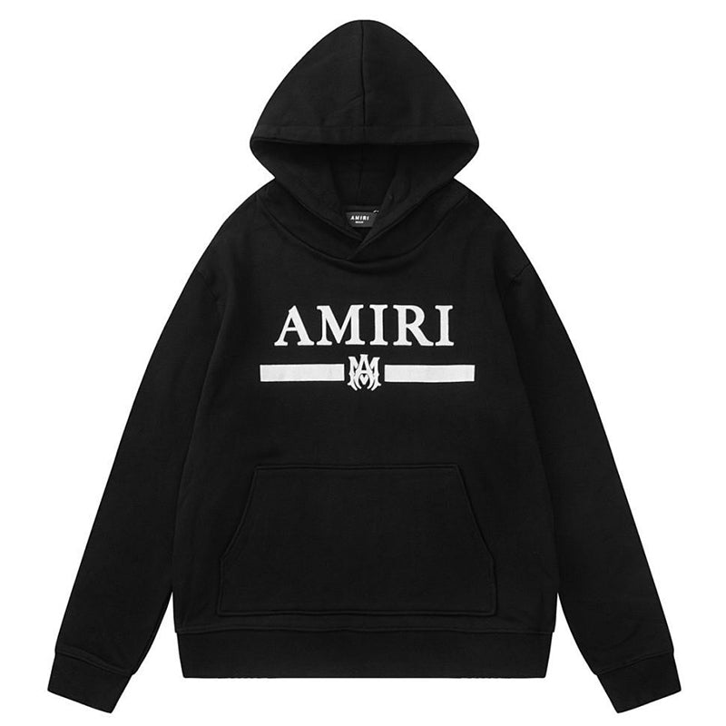 AMIRI Logo Appliqué Distressed Cotton Hoodie