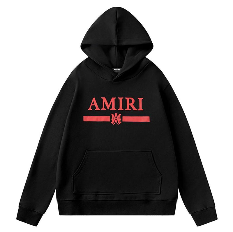 AMIRI Logo Appliqué Distressed Cotton Hoodie