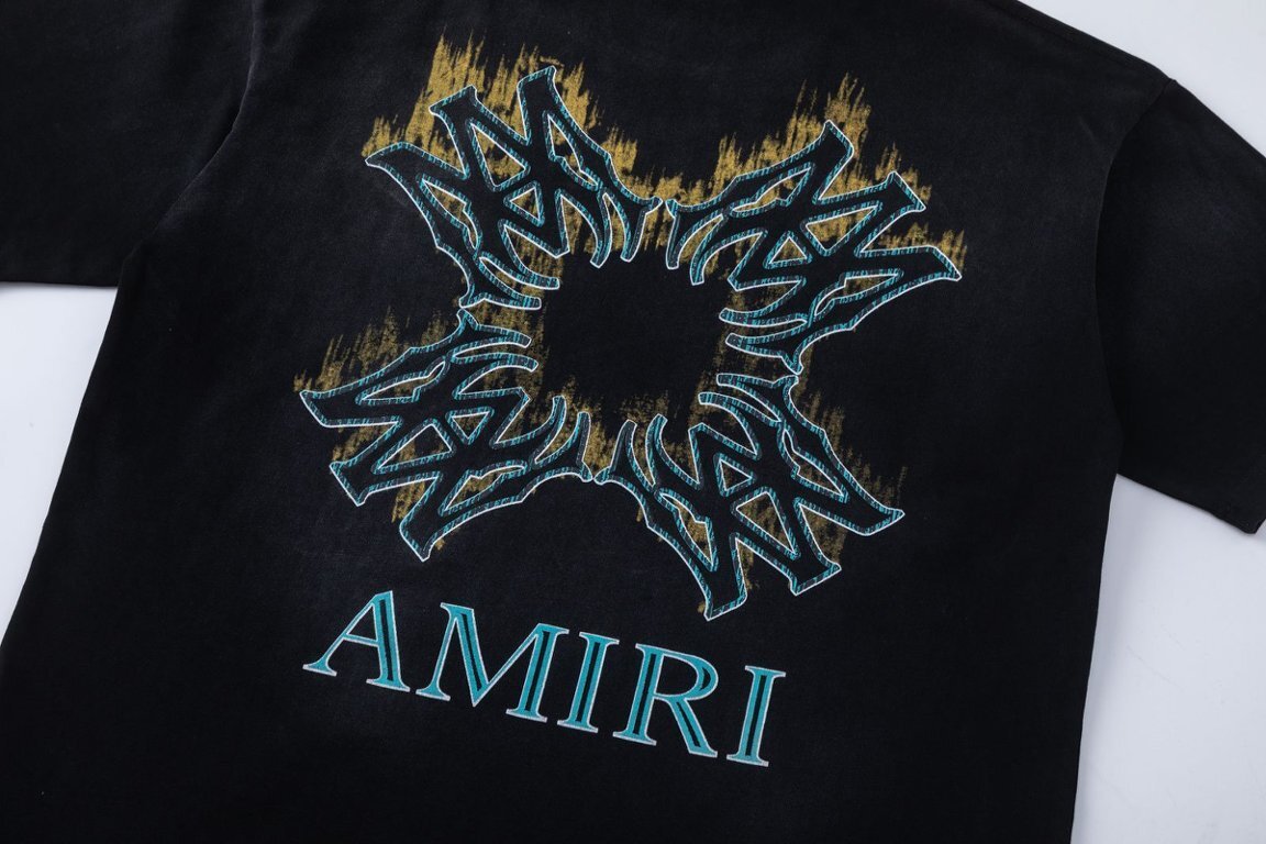 AMIRI Ma Quad Flames T-Shirt