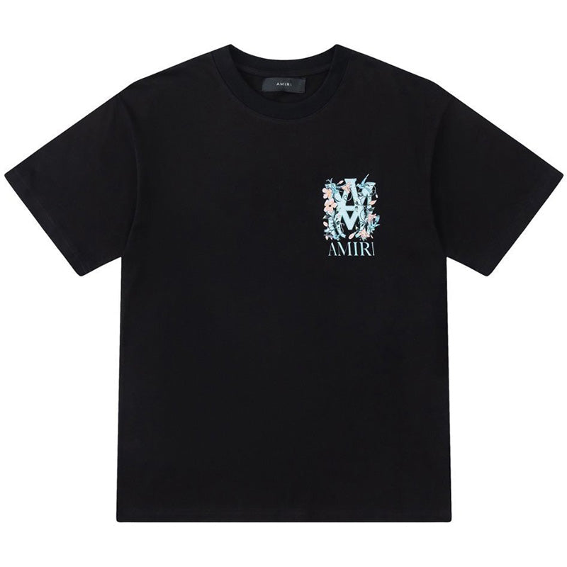 AMIRI Floral Logo-Print T-Shirt