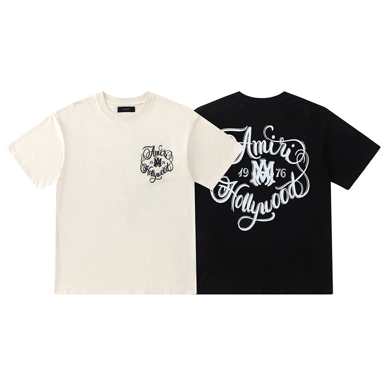 AMIRI Hollywood Lettering-Print T-Shirts