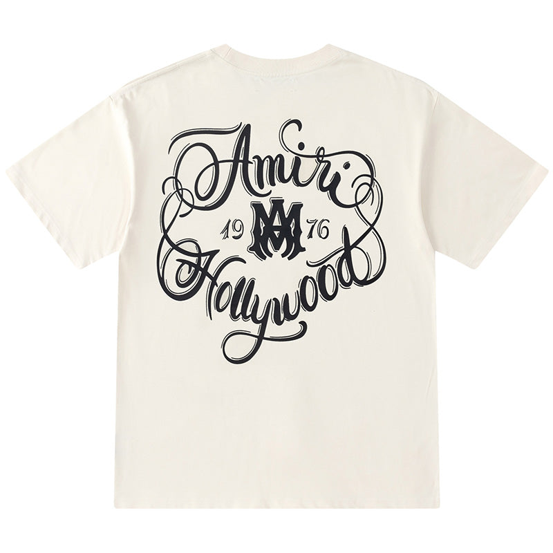 AMIRI Hollywood Lettering-Print T-Shirt