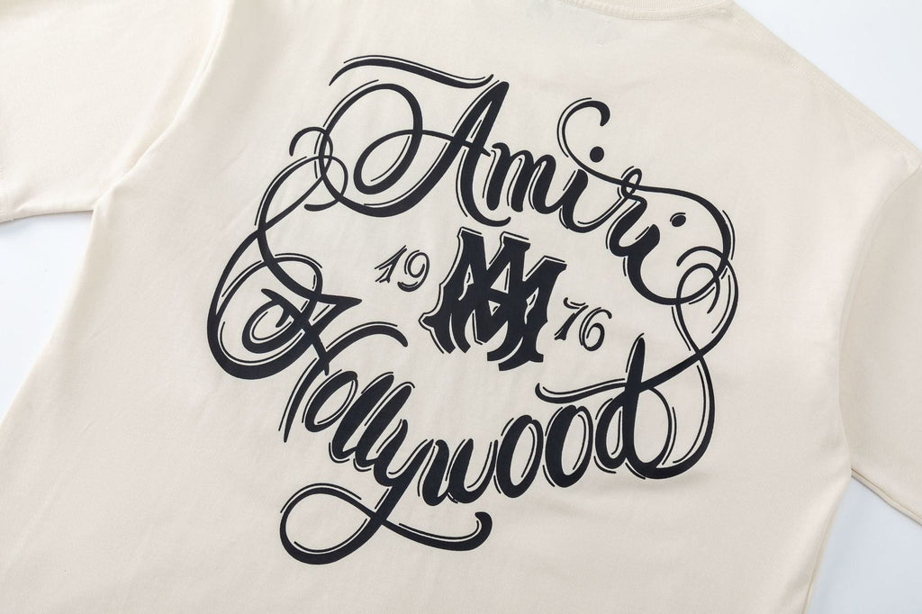 AMIRI Hollywood Lettering-Print T-Shirts