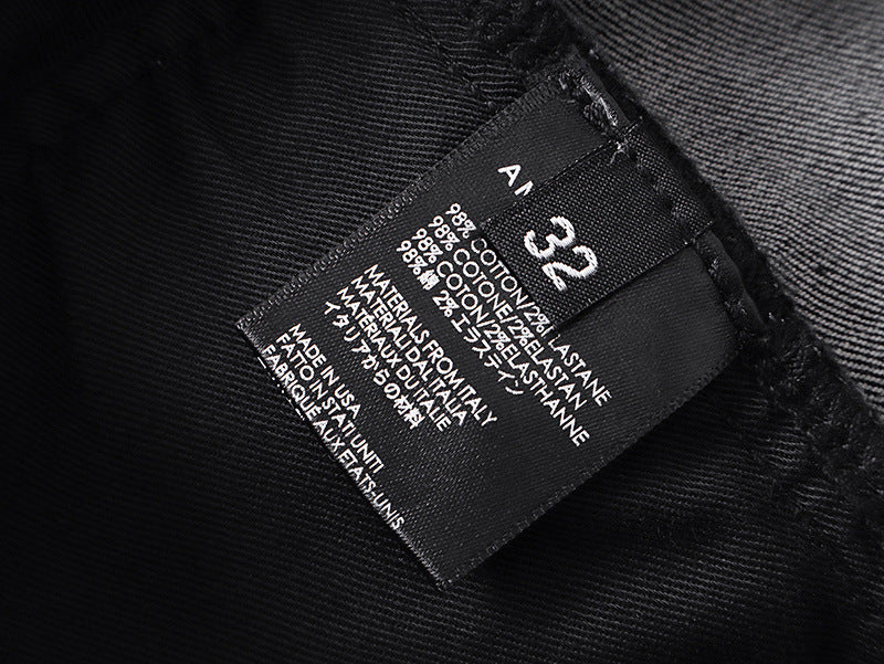 AMIRI Denim Shorts MR-AM605 | Slim Fit Destroyed Denim
