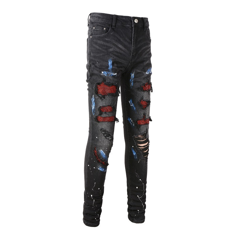 AMIRI Slim Fit Distressed Jeans #8616