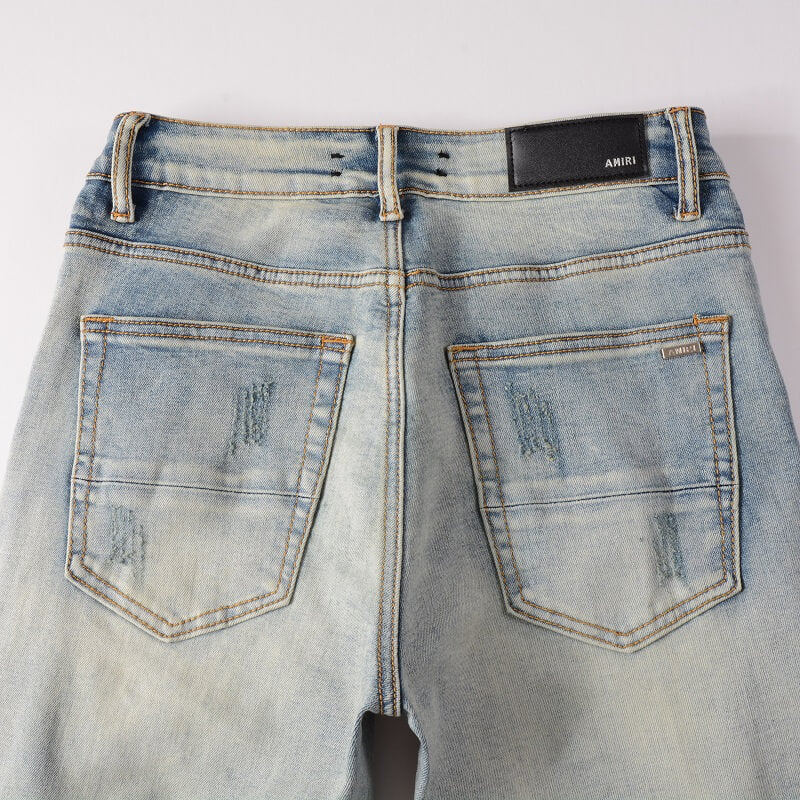 AMIRI Slim Fit Distressed Jeans