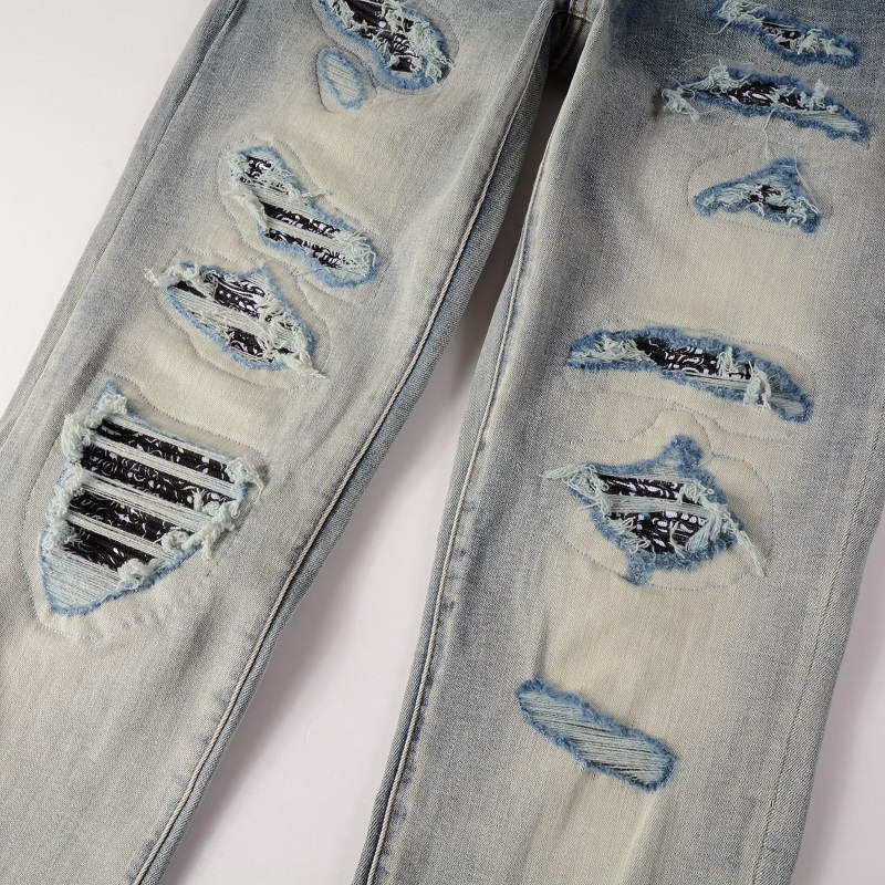 AMIRI Slim Fit Distressed Jeans #6677