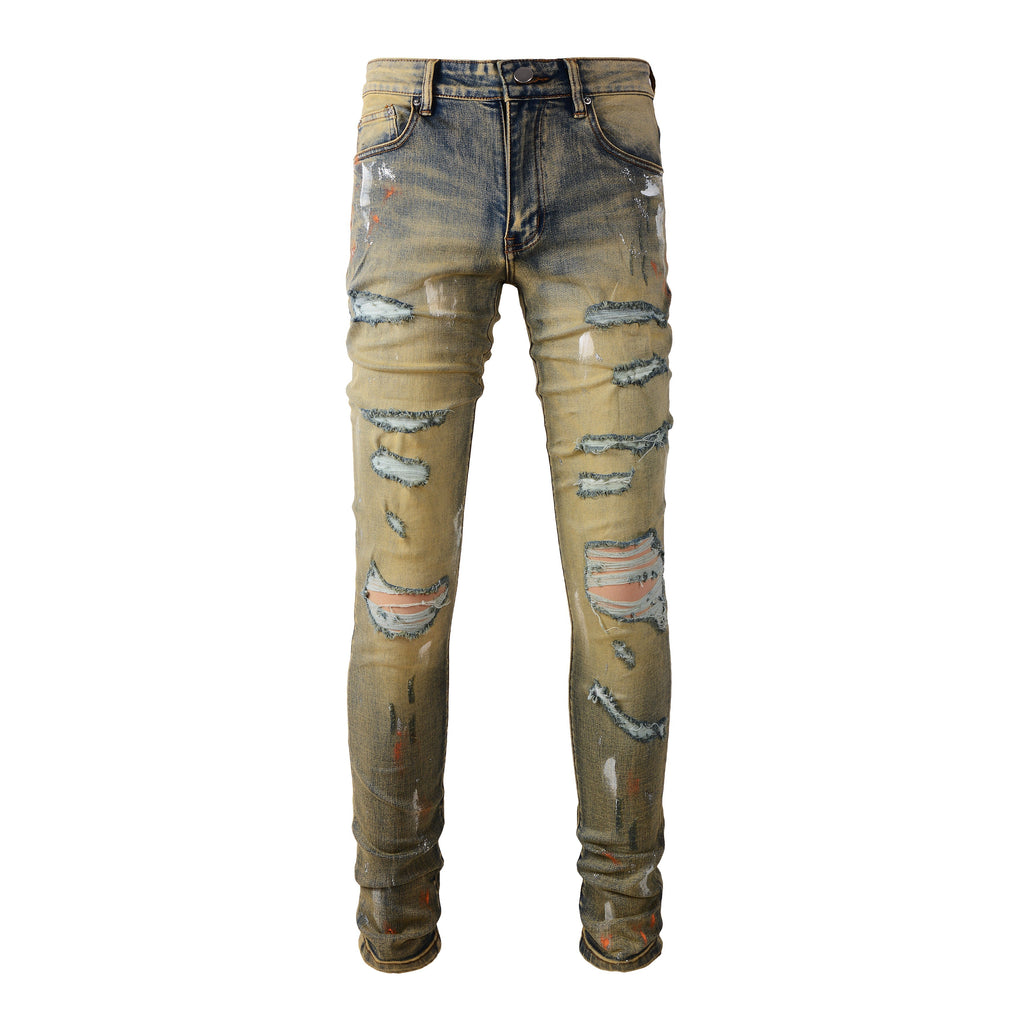 AMIRI Slim Fit Distressed Jeans #6557