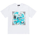AMIRI Eden Rock Logo-Print Cotton Jersey T-Shirt | White & Black