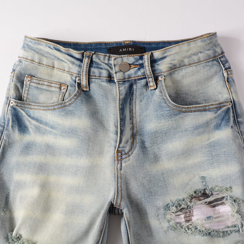 AMIRI Slim Fit Distressed Jeans