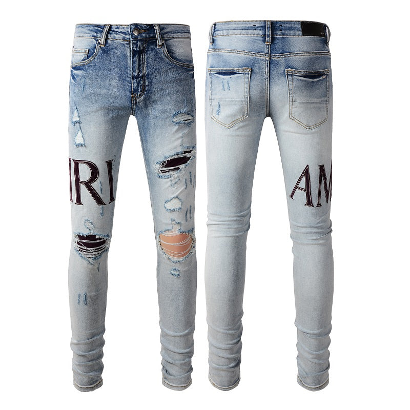 AMIRI Slim Fit Destroyed Jeans #1301