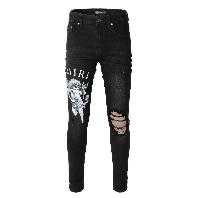 AMIRI Slim Fit Distressed Jeans #817