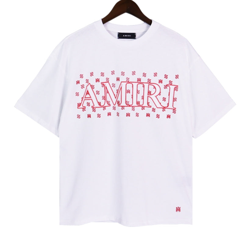AMIRI Logo Appliqué Printed Cotton Jersey T-Shirt