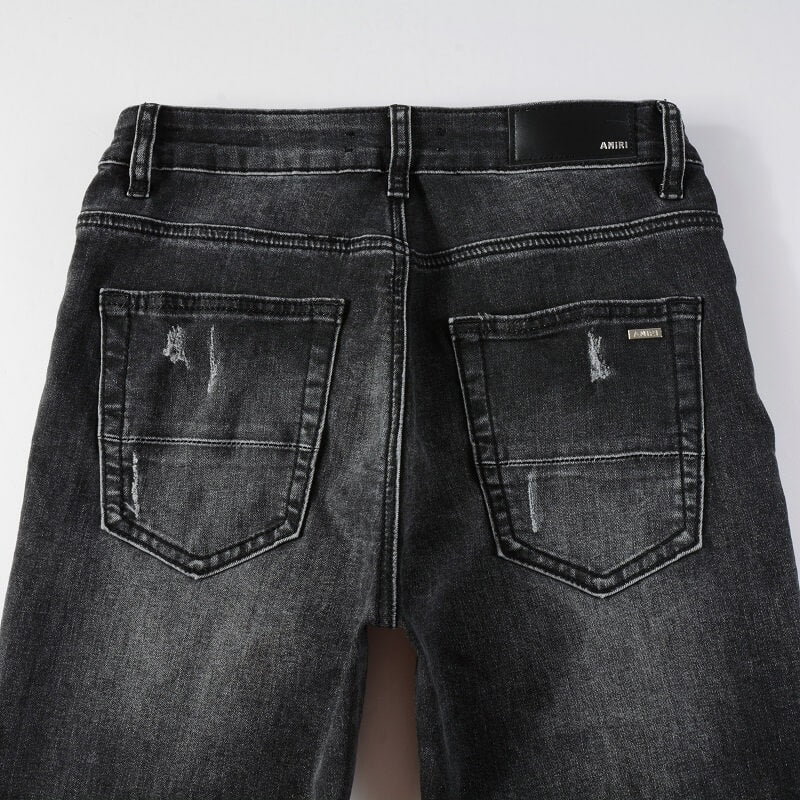 AMIRI Slim Fit Jeans #852 – Distressed Denim