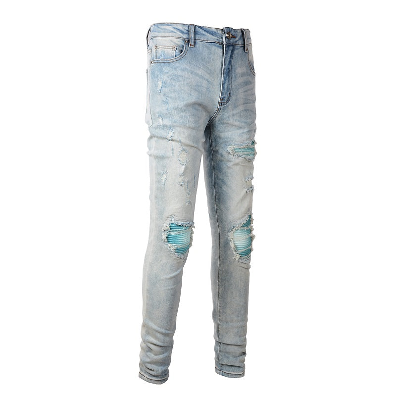 AMIRI Slim Fit Distressed Jeans #6645