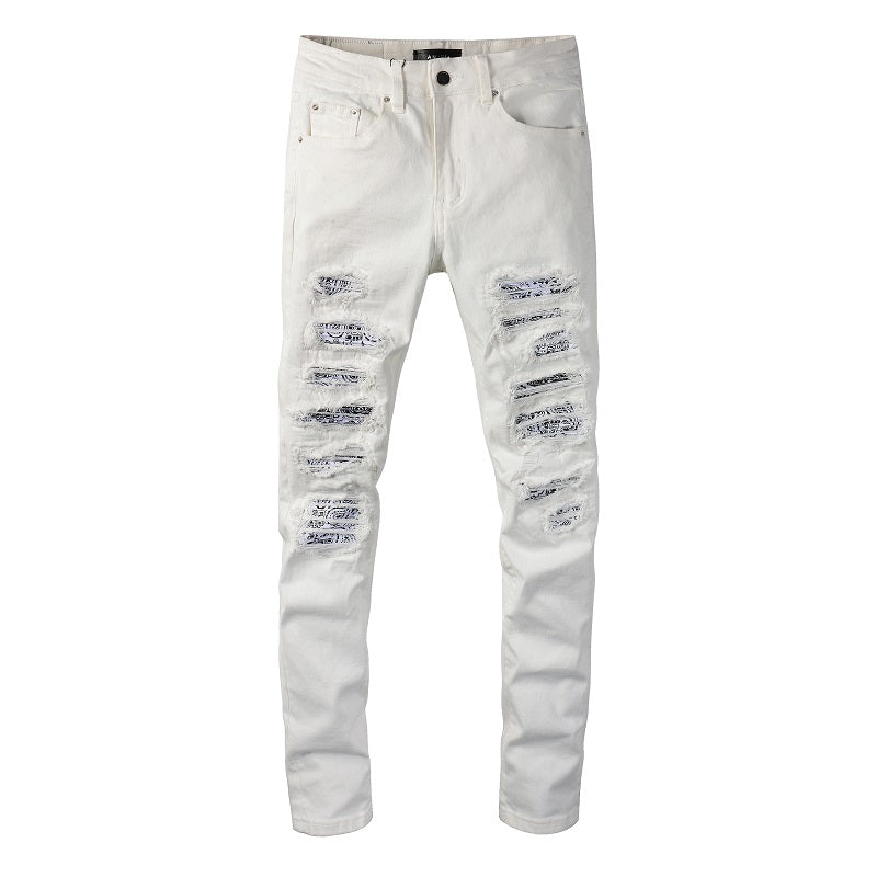 AMIRI Jeans #843 | Slim Fit Distressed Denim