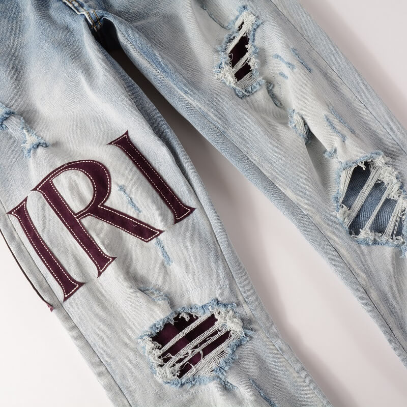 AMIRI Slim Fit Destroyed Jeans #1301