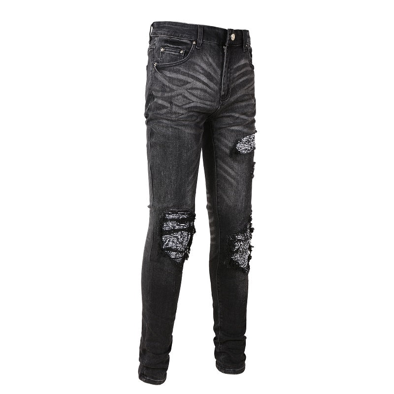 AMIRI Slim Fit Distressed Jeans #8666