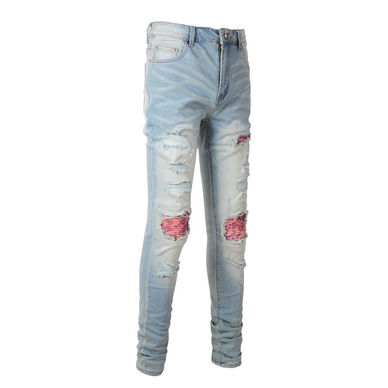 AMIRI Slim Fit Distressed Jeans #6589