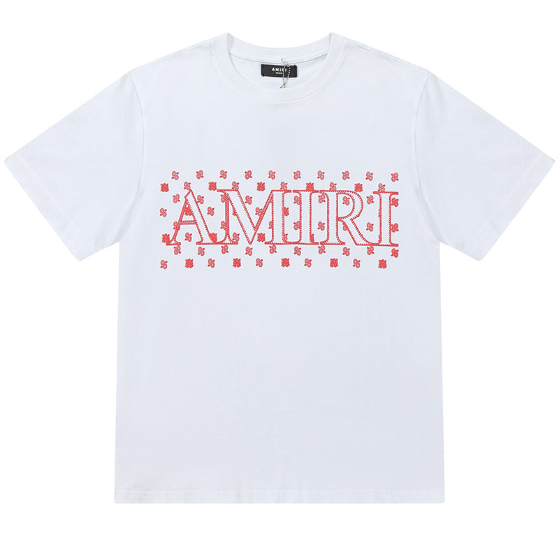 AMIRI Logo Appliqué Printed Cotton Jersey T-Shirt