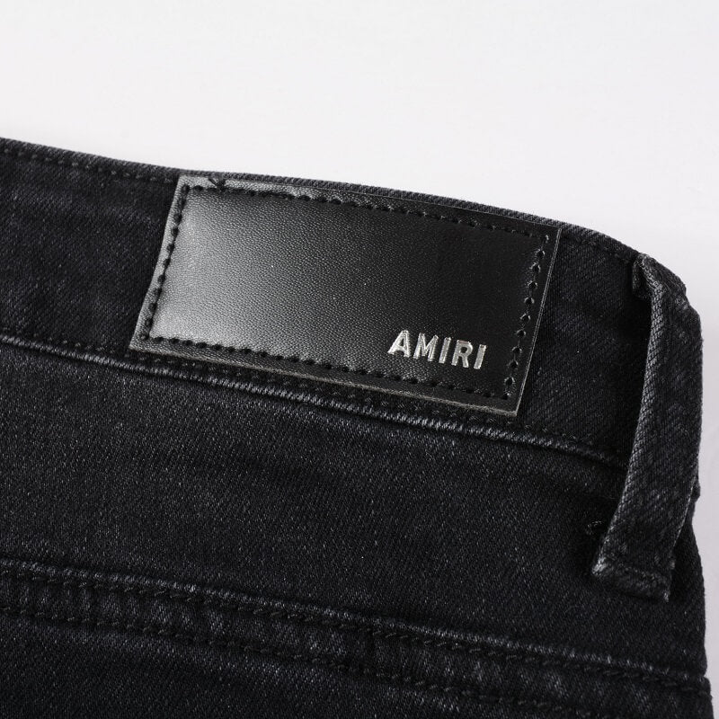 AMIRI Jeans #872 – Slim Fit Distressed Denim
