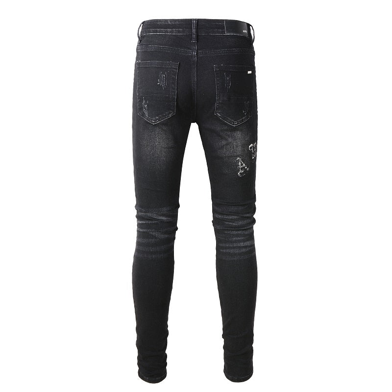AMIRI Jeans #829 | Slim Fit Distressed Denim