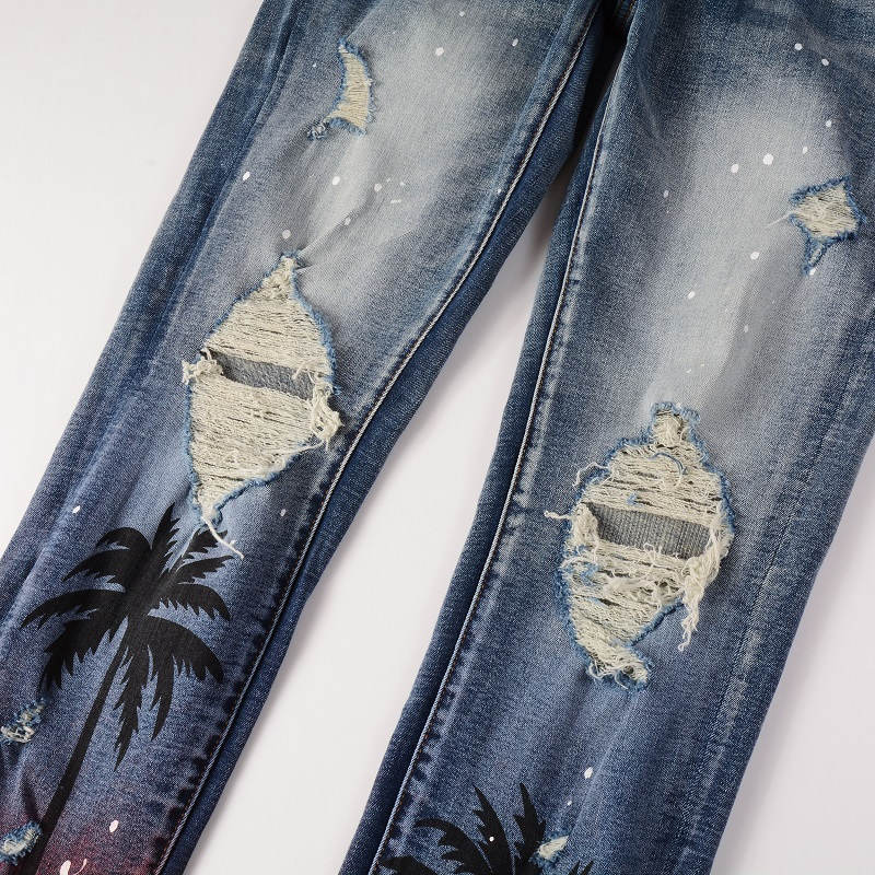 AMIRI Slim Fit Distressed Jeans #6597