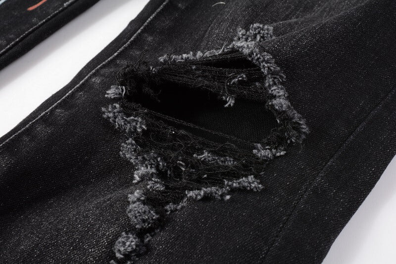 AMIRI Jeans #830 | Slim Fit Distressed Denim