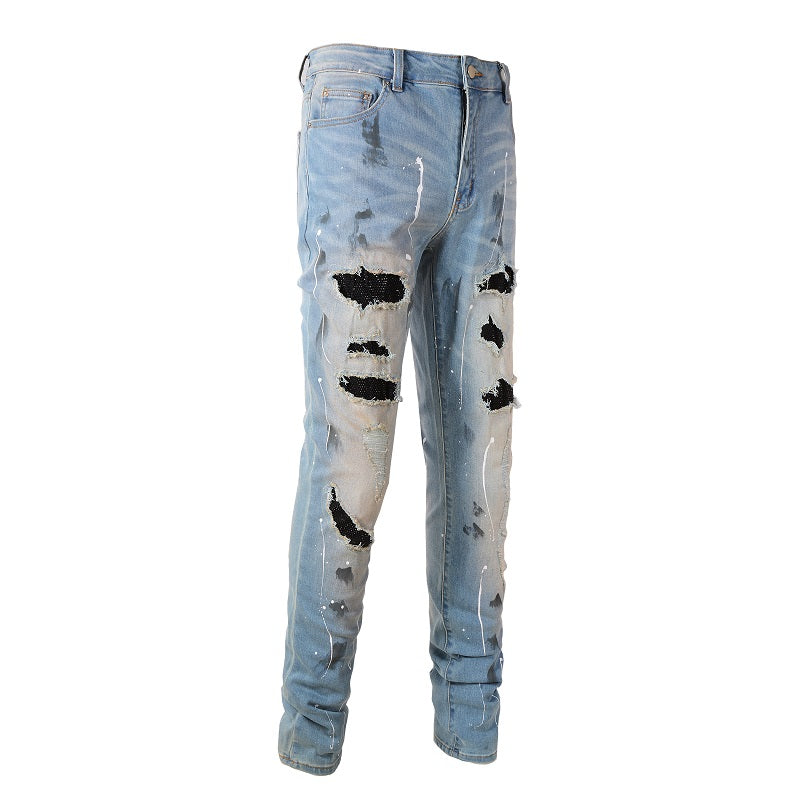 AMIRI Slim Fit Distressed Jeans #6523