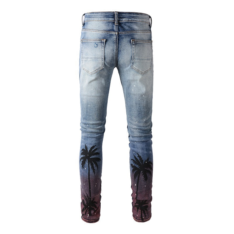 AMIRI Slim Fit Distressed Jeans #6597