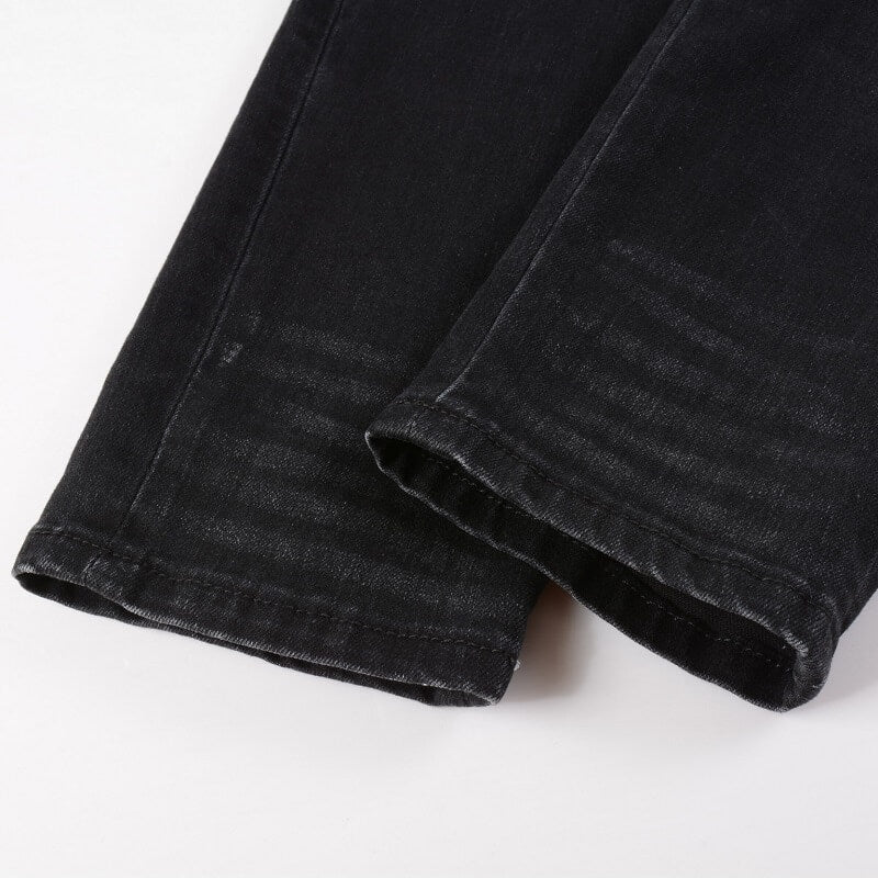 AMIRI Jeans #872 – Slim Fit Distressed Denim