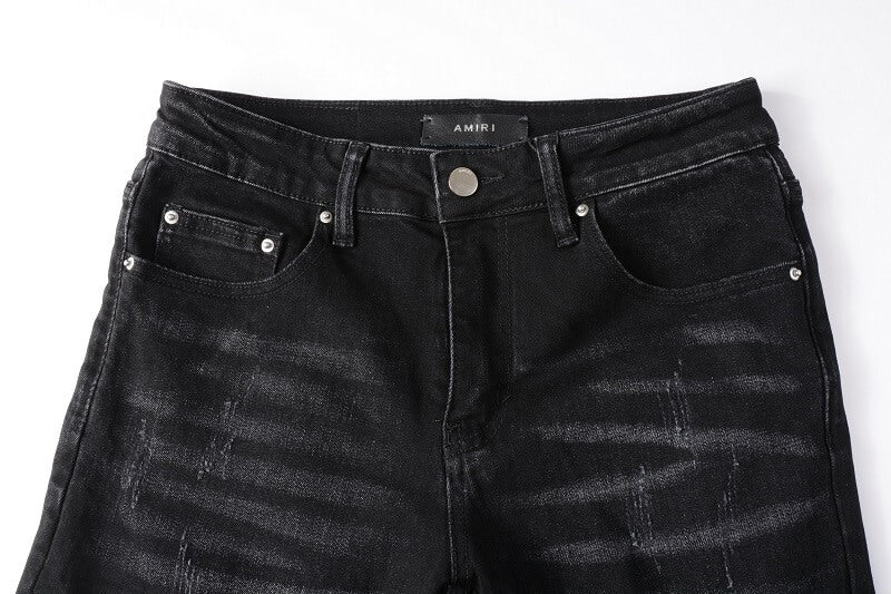 AMIRI Jeans #829 | Slim Fit Distressed Denim