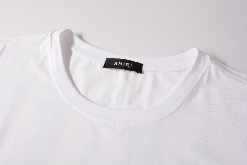 AMIRI Logo Print Cotton Jersey T-Shirt