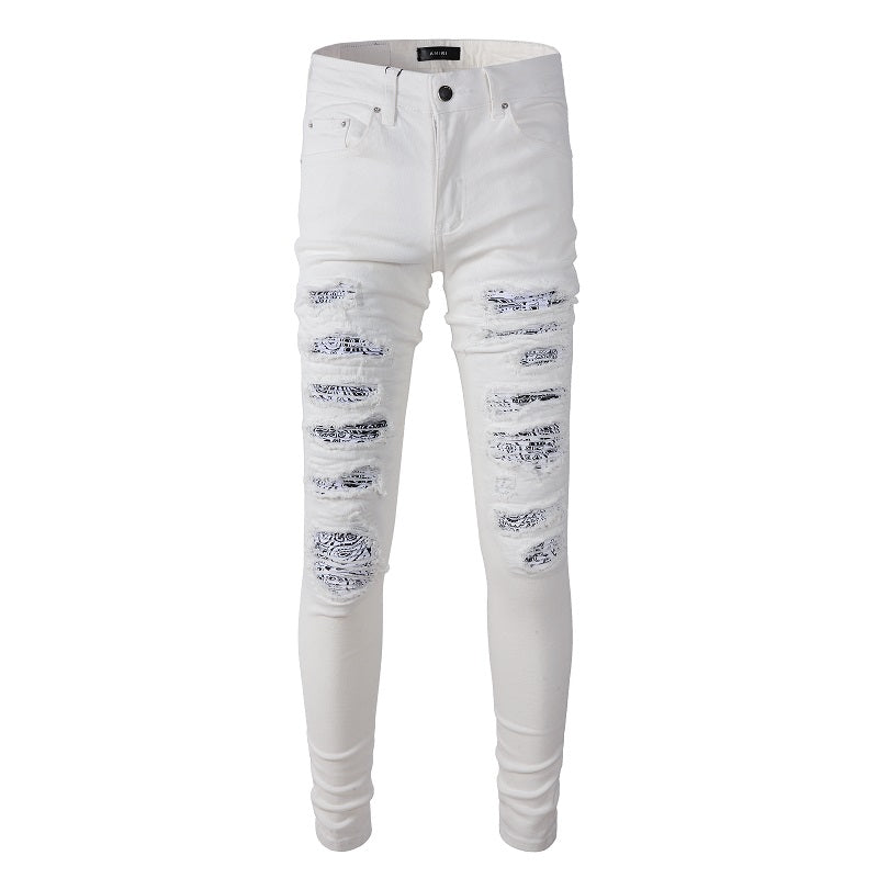 AMIRI Jeans #843 | Slim Fit Distressed Denim